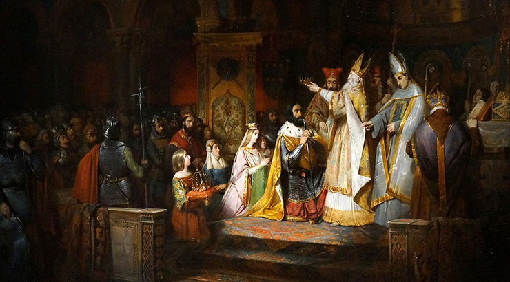 Claudius Jacquard, Charlemagne crowned king of Italy